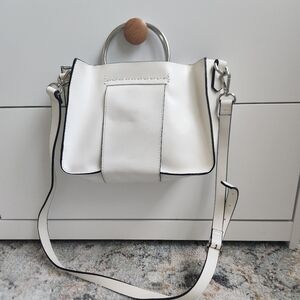 Zara White Top Handle